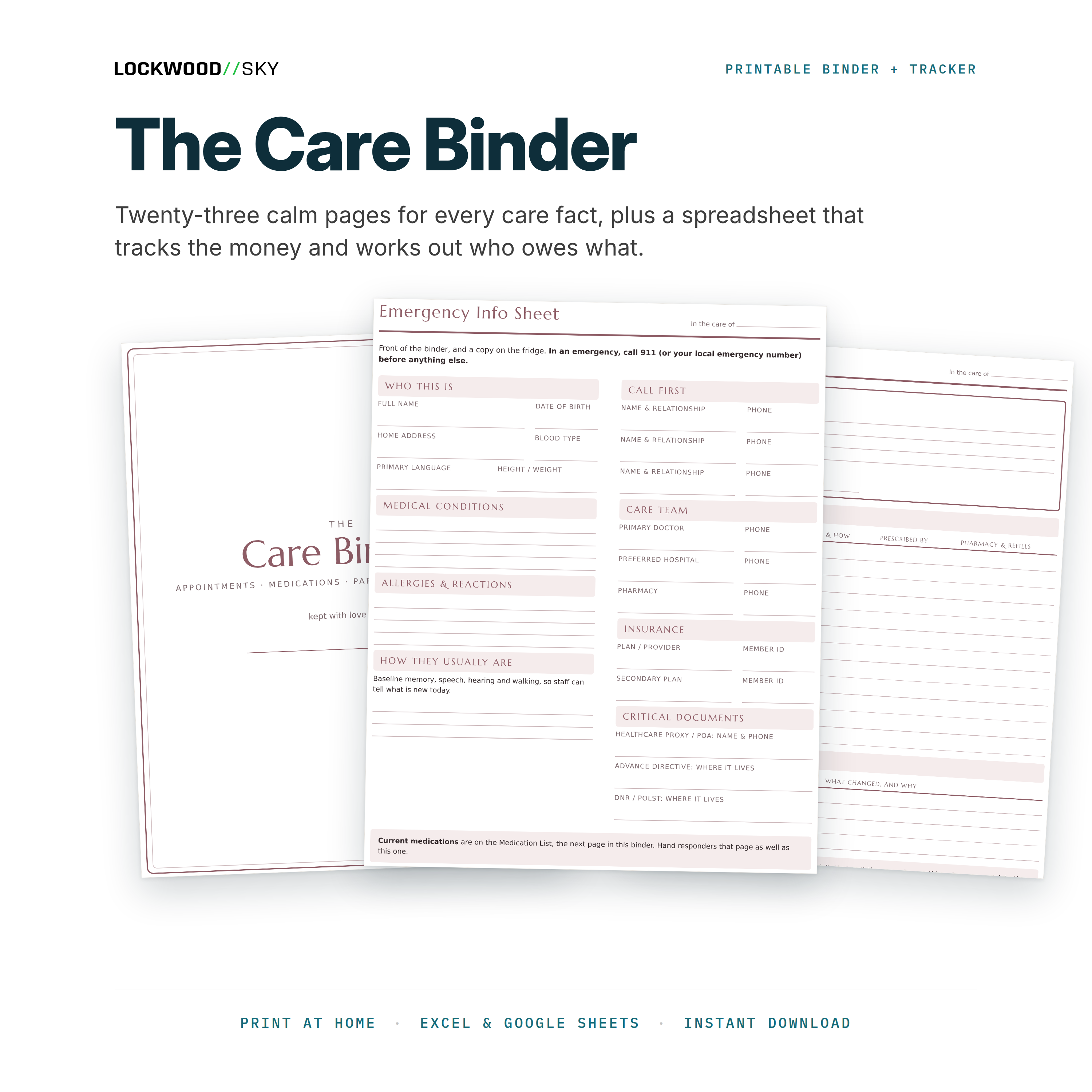 The Care Binder